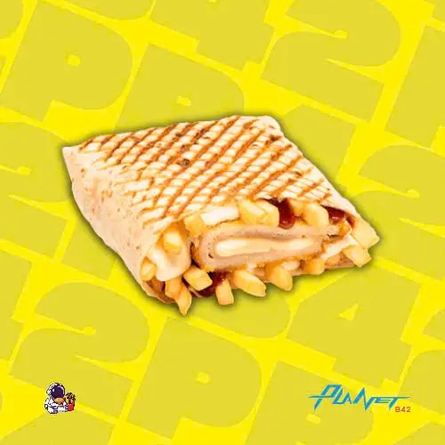 Hình ảnh BÁNH TACOS PHÁP XÚC XÍCH CAY CHORIZO ( FRENCH TACOS CHORIZO SAUSAGE)