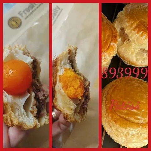 Hình ảnh patesô trứng muối 
