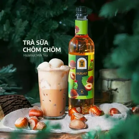 Hình ảnh Trà sữa chôm chôm - size 700ml