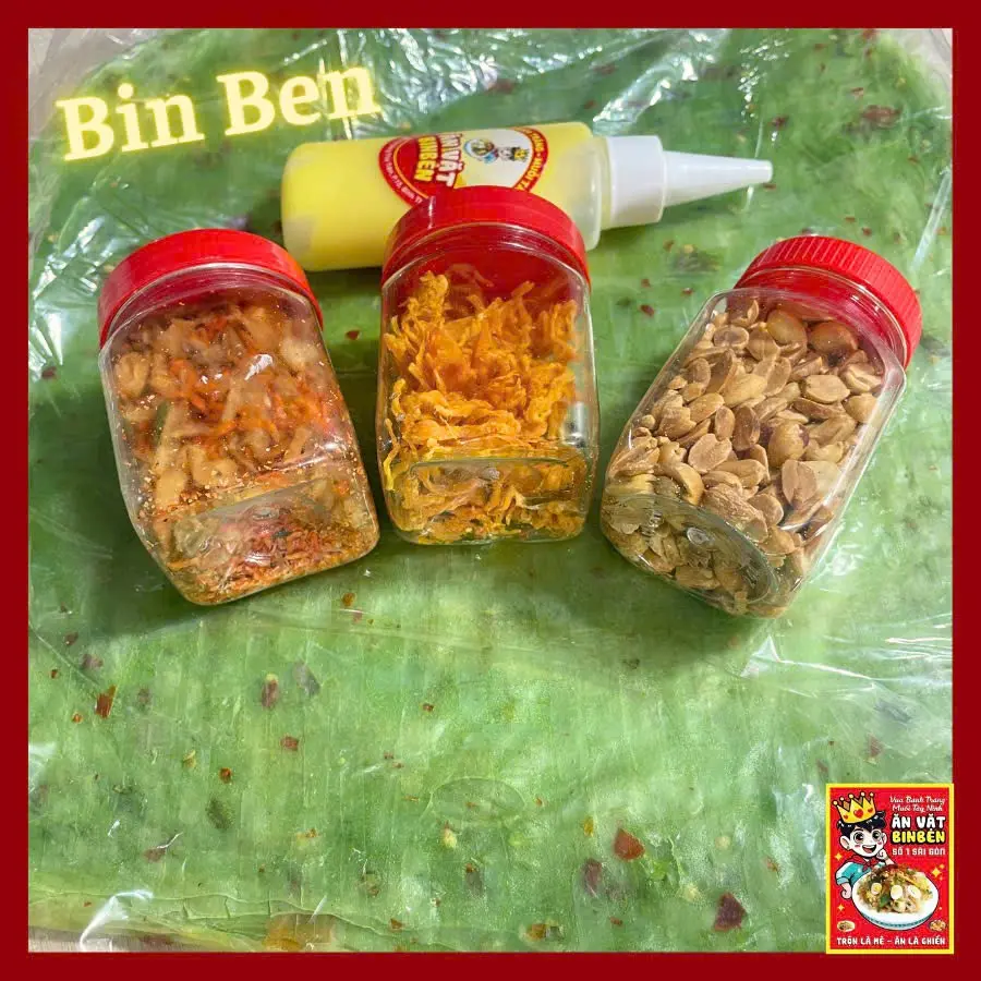 Hình ảnh Combo dẻo dứa full toping (hũ hành trộn 100g, 50g đậu phộng, 50g khô gà,100ml bơ)