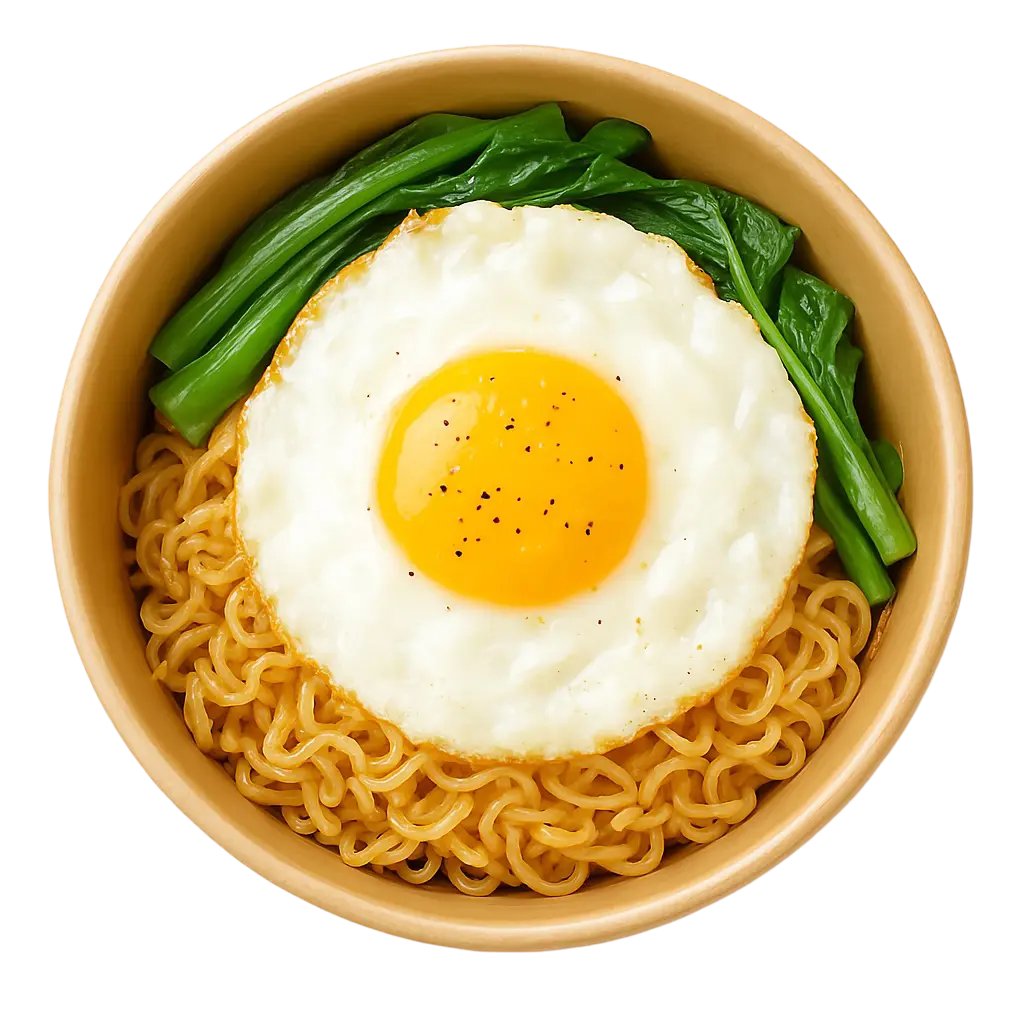 Hình ảnh Mì xào trứng ốp-la