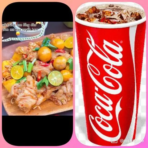 Hình ảnh Chân gà mix trứng non ( lớn) - tặng 1 ly coca