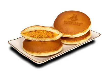 Hình ảnh bánh rán doraemon - dorayaki ( nhân sốt chà bông ) 