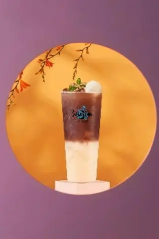 Hình ảnh Latte vải thiều