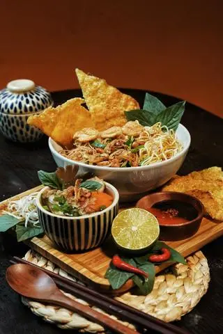 Hình ảnh Hủ tiếu chay nhân tâm tô lớn
