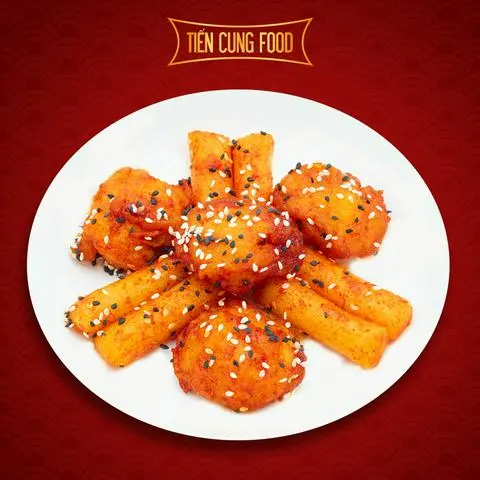 Hình ảnh Gà Rán Rút Xương + Bánh Gạo Trộn Sốt Cay Tiến Vua 