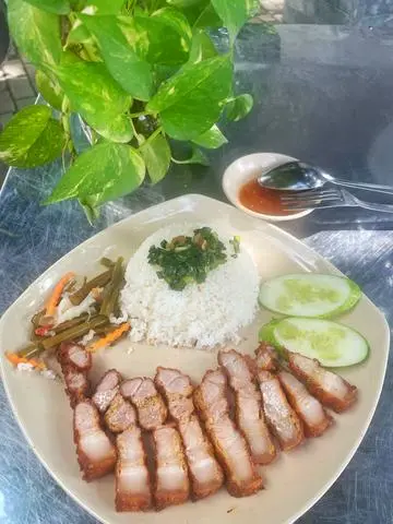 Hình ảnh ba rọi chiên