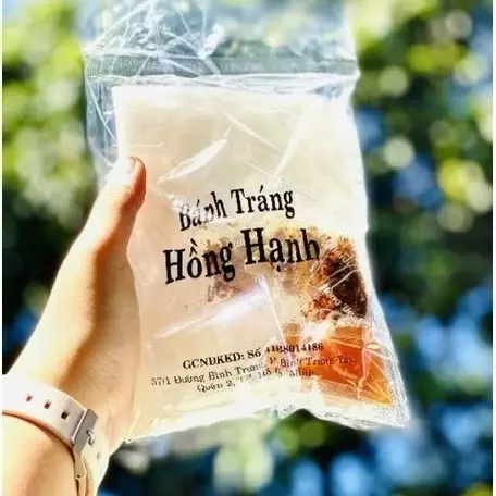 Hình ảnh Bánh Tráng  Muối Sặc Hành Phi