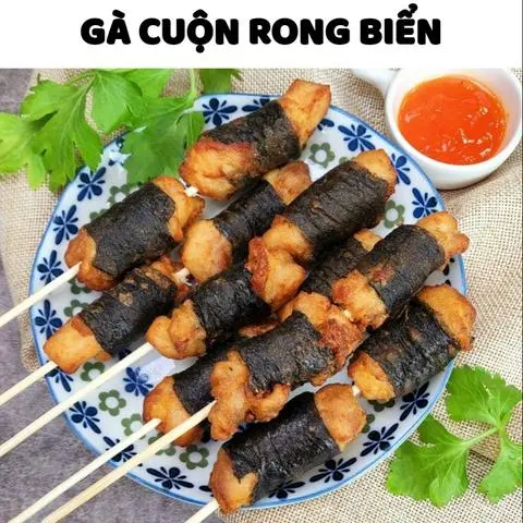 Hình ảnh Gà cuộn rong biển - 6 viên