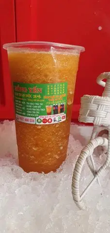 Hình ảnh hồng trà tắc mật ong đá xay ly 750ml