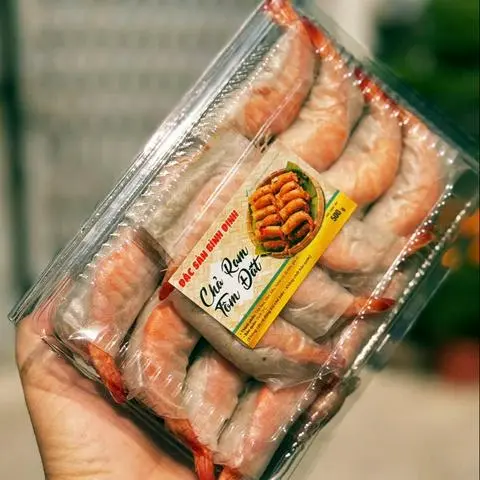 Hình ảnh Chả Ram Tôm Đất Bình Định 500g