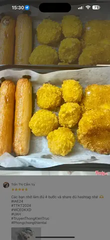 Hình ảnh xúc xích pmai viên bánh gà