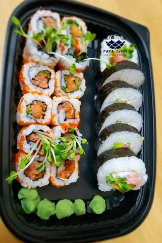 Hình ảnh combo maki cali , spicy salmon maki 2