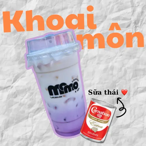 Hình ảnh Khoai môn sữa thái