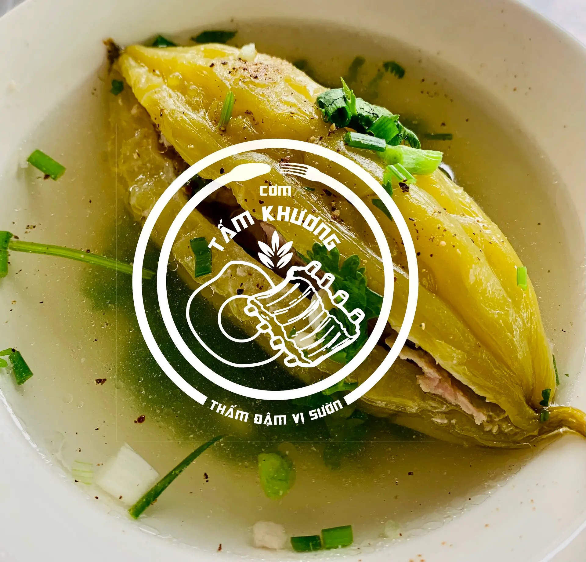 Hình ảnh Canh khổ qua hầm ( 1 trái )