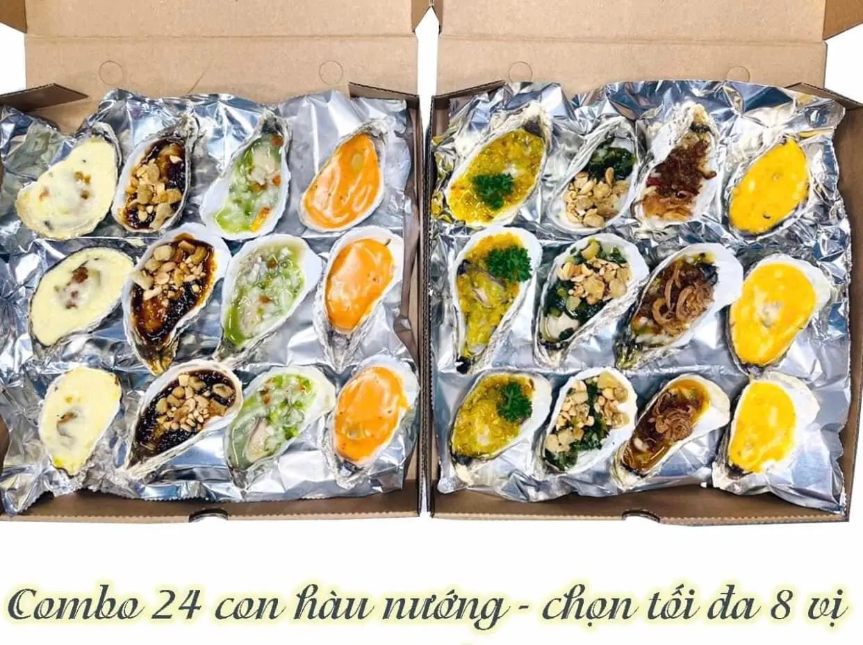Hình ảnh Hàu Nướng 8 Vị - 24 Con