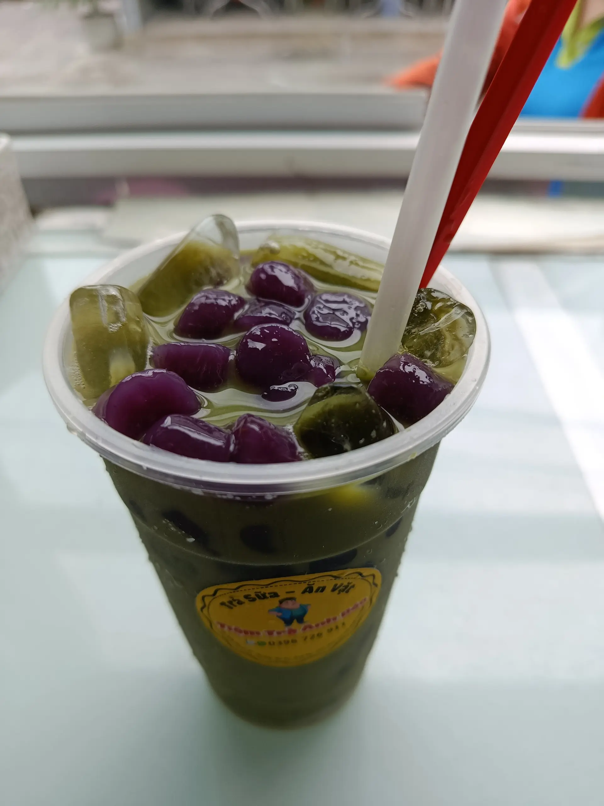 Hình ảnh Rau má  sữa - topping 
