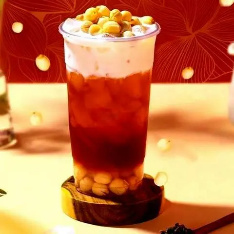 Hình ảnh Trà ô long sen macchaiato