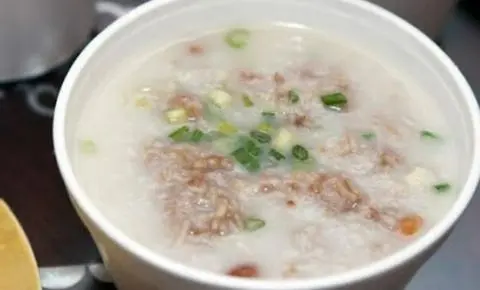 Hình ảnh Cháo trắng thịt bằm
