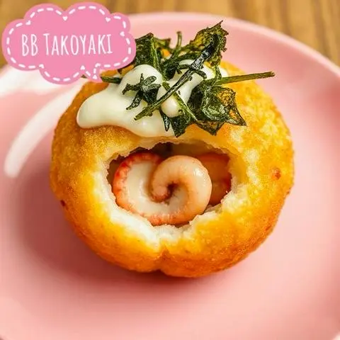 Hình ảnh 5 viên Takoyaki Bạch Tuộc(Octopus)