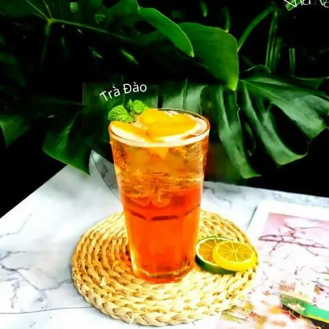 Hình ảnh Trà Đào Trân Châu Trắng ly 700ml