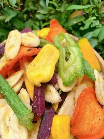 Hình ảnh trái cây sấy giòn 