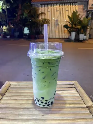 Hình ảnh Trà sữa Matcha trân châu đen