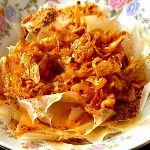 Hình ảnh Bánh Tráng Trộn Hành Phi