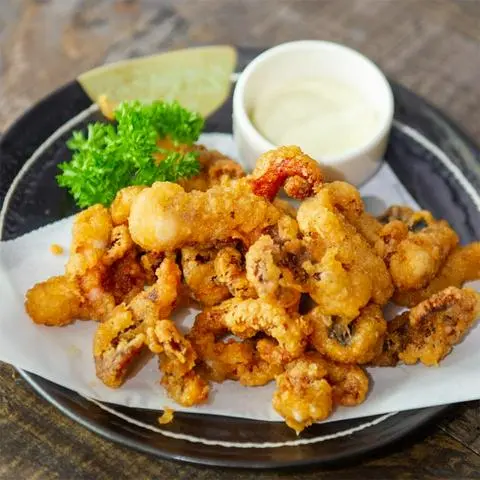 Hình ảnh Deep fry Octopus leg- Râu bạch tuộc chiên