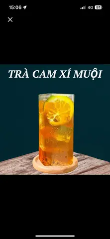 Hình ảnh Trà cam xí muội