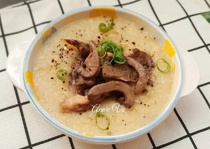 Hình ảnh cháo tim cật