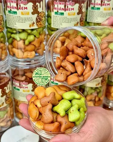 Hình ảnh BÁNH GẤU MIX VỊ 400Gr (LOẠI 1)
