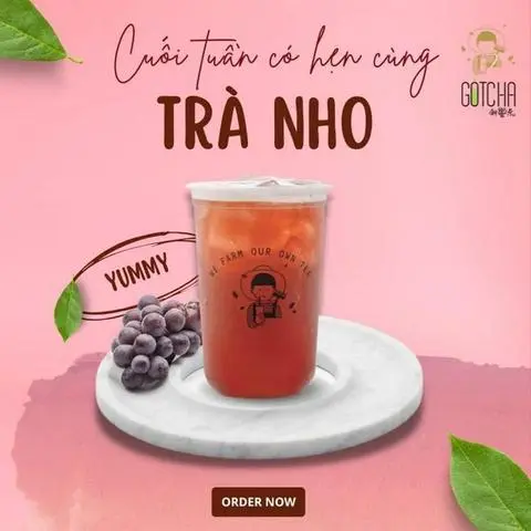 Hình ảnh Hồng trà nho