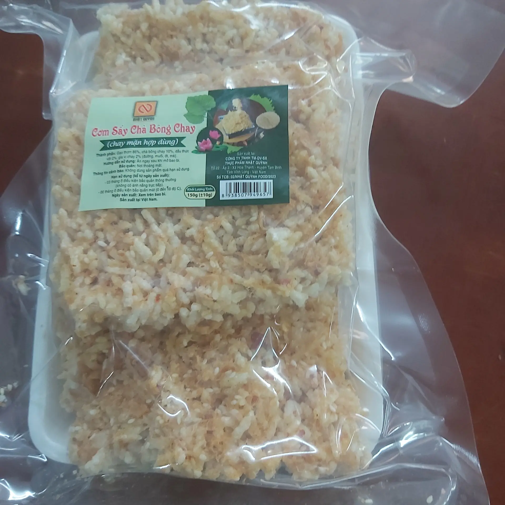 Hình ảnh Cơm cháy chà bông chay