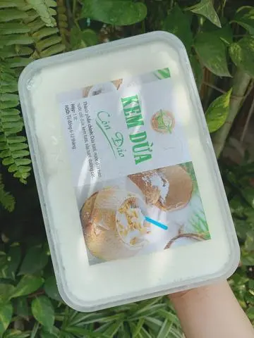 Hình ảnh KEM DỪA CÔN ĐẢO HỘP 1000ml