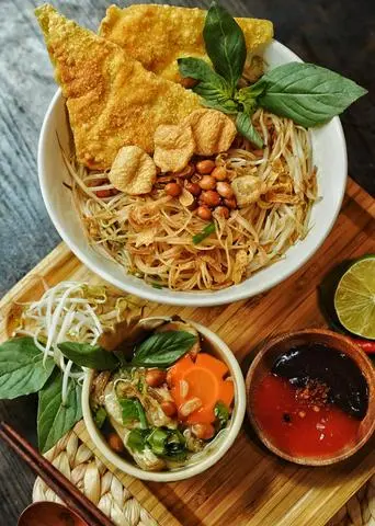 Hình ảnh Hủ tiếu chay khô tô lớn