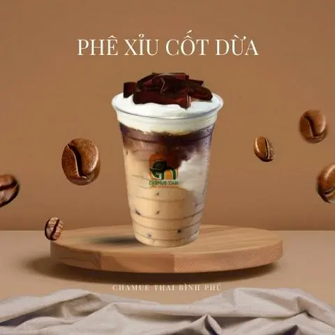 Hình ảnh Cà phê xỉu cốt dừa