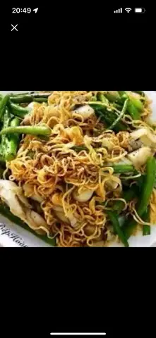 Hình ảnh móng tay xào mì gói 