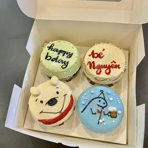 Hình ảnh Hộp 4 cupcakes