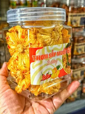 Hình ảnh Thơm Sấy Muối Ớt 350g
