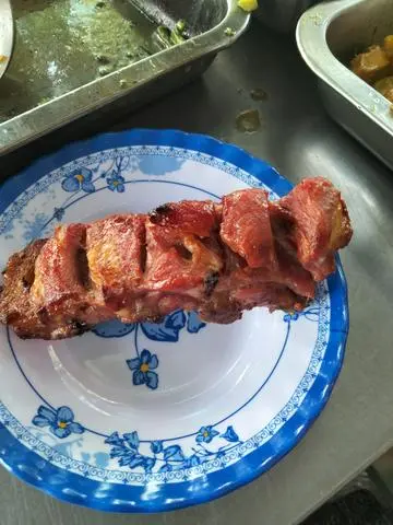 Hình ảnh cơm sườn cọng nướng 