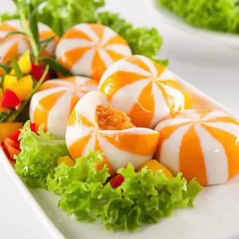 Hình ảnh Bánh bao nhím cam (3 viên)