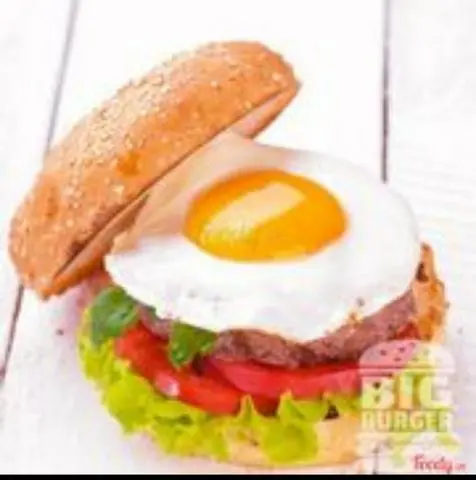 Hình ảnh Hamburger bò , trứng 