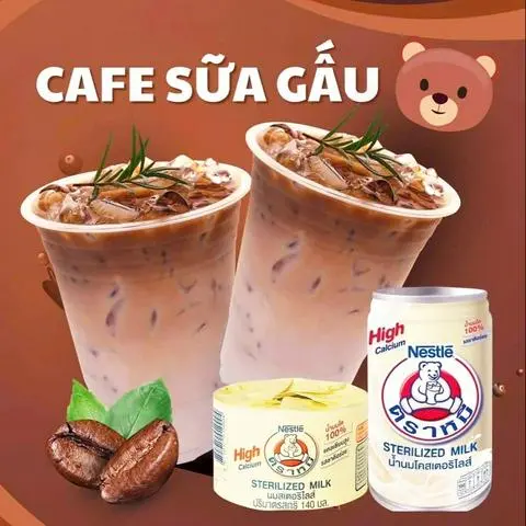 Hình ảnh Cà phê sữa Gấu Thái