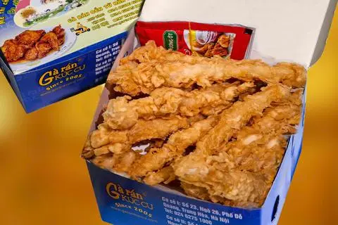 Hình ảnh Nấm hải sản chiên