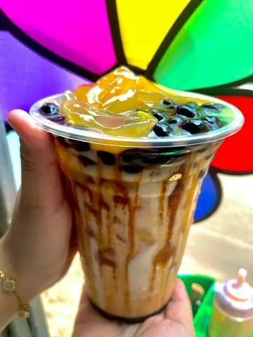Hình ảnh Sữa tươi thốt nốt đường đen