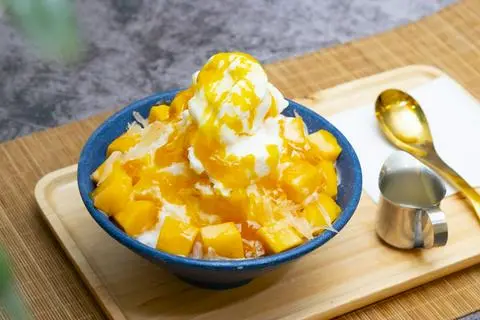 Hình ảnh Bingsu xoài bưởi - Mango pomelo