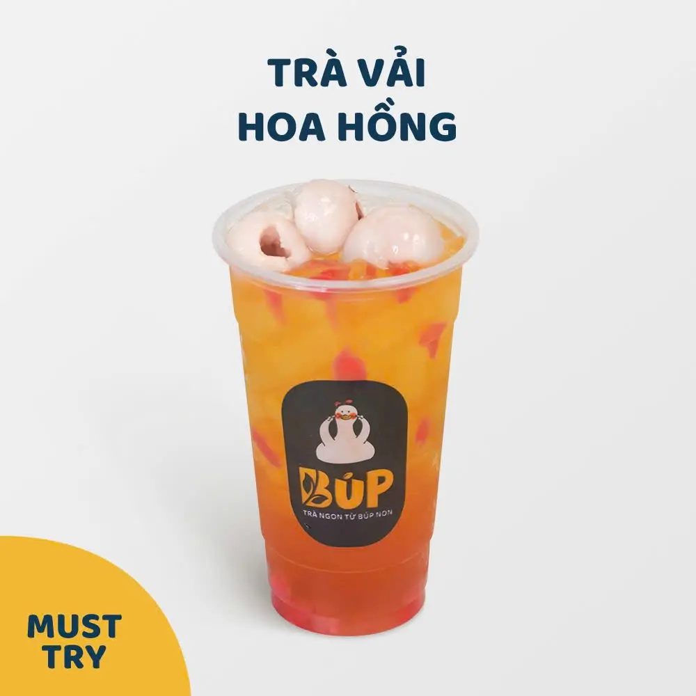 Hình ảnh Trà vải hoa hồng