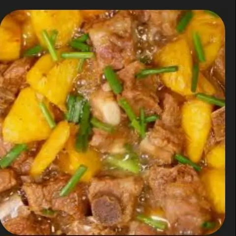 Hình ảnh 1 phần sườn kho thơm
