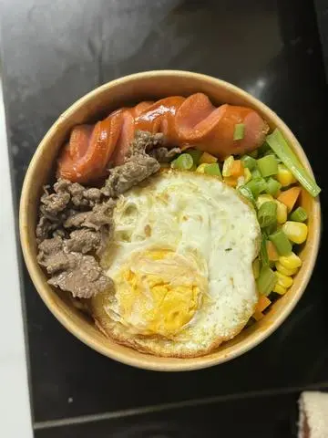 Hình ảnh mì siu kay bò trứng